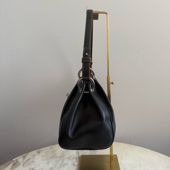 Vintage Y2K Gorgeous 2005 Tanner Krolle Cutter Leather Bag Silver Metal Hardware - Picture 4 of 17